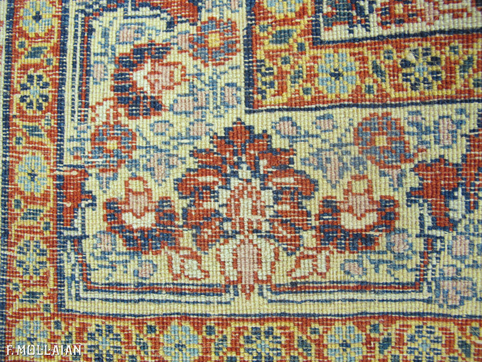 Tappeto Persiano Antico Tabriz Hagi Gialili n°:55677682